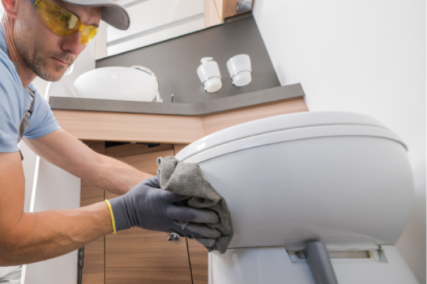 Restroom Cleaning